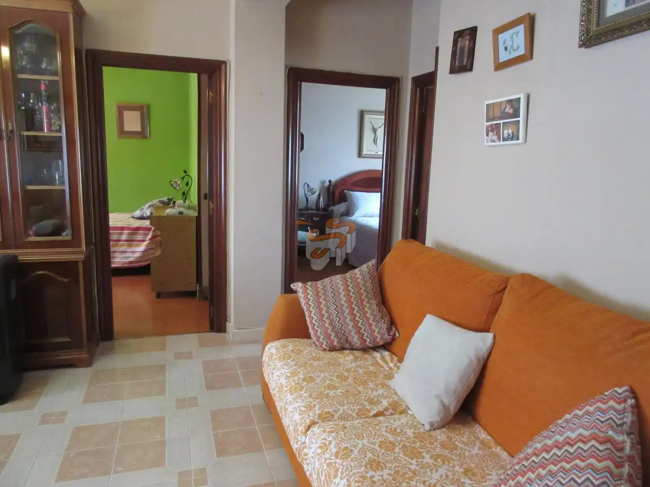 Living room of Flat for sale in Ferrol  with Heating and Furnished