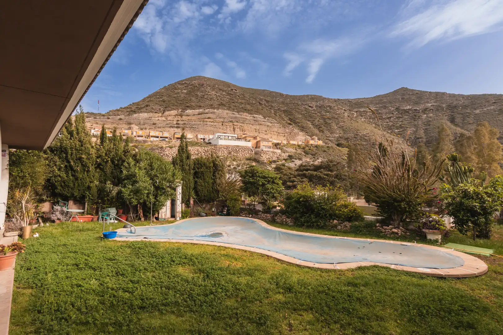 Swimming pool of Houses for sale in Vícar  with Air Conditioner, Heating and Private garden