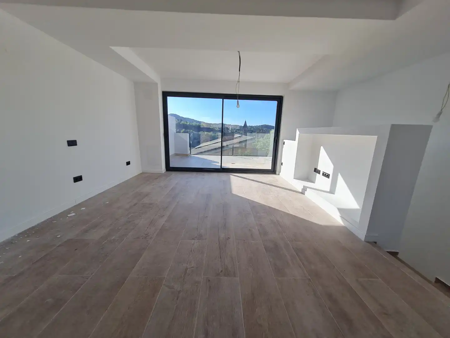Sala d'estar de Casa adosada en venda en Puig-reig amb Aire condicionat, Calefacció i Parquet