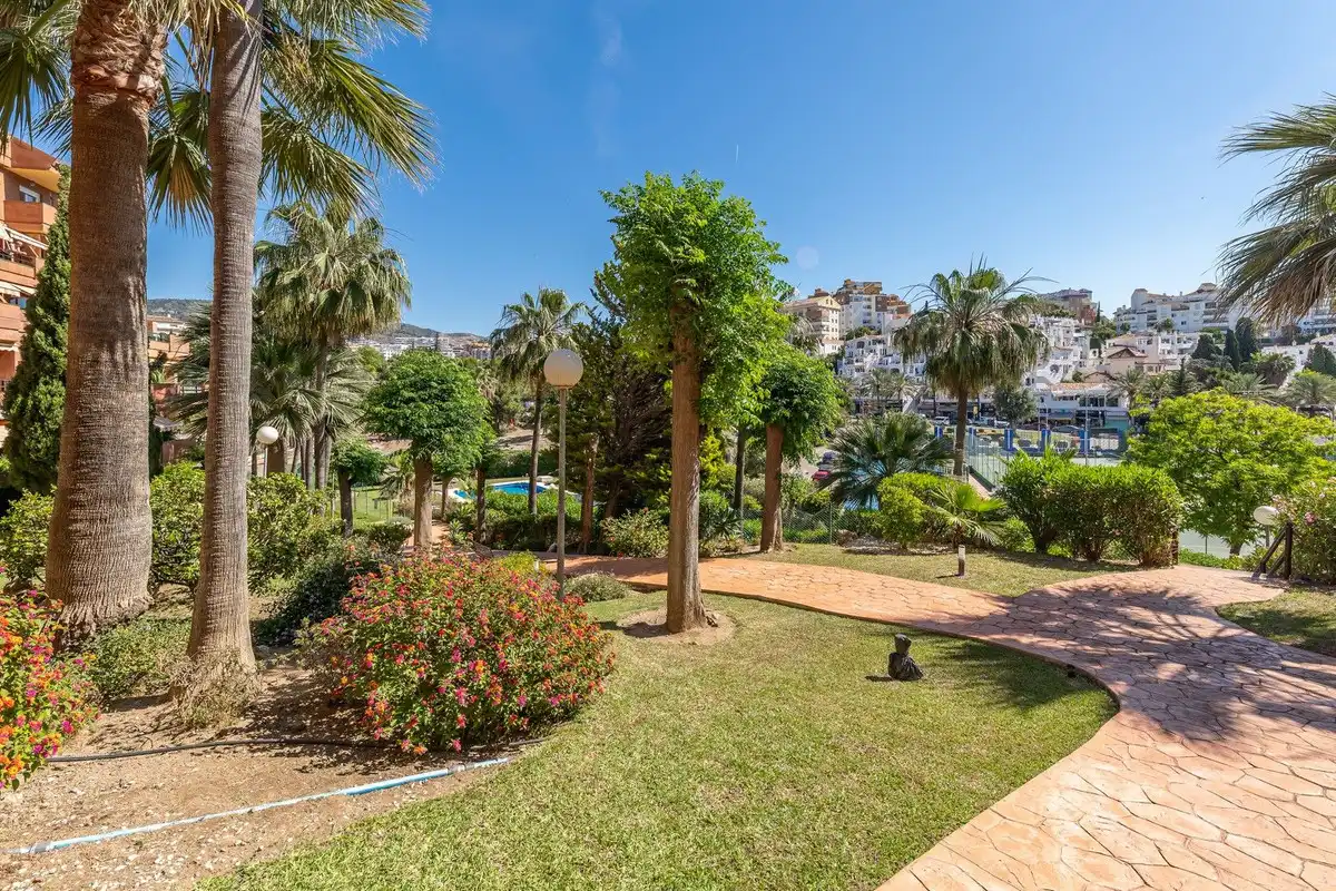 Garden of Apartments for sale in Benalmádena  with Terrace and Community pool