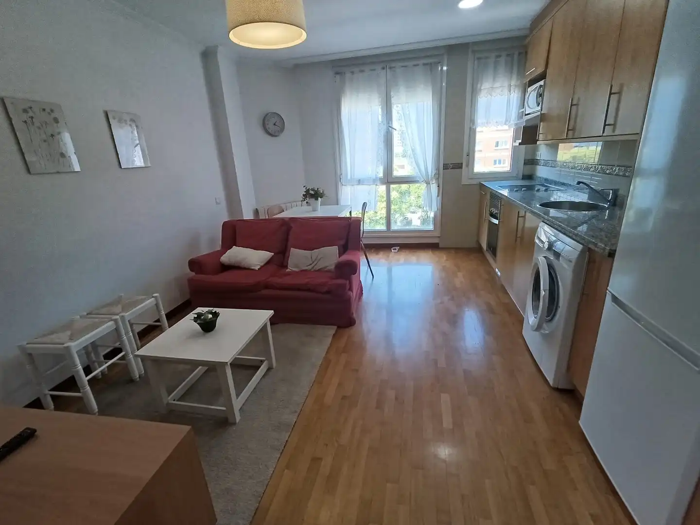 Living room of Apartments for rent in Gijón   with Heating, Storage room and Furnished