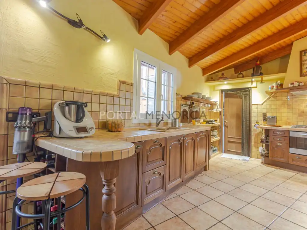 Cocina de Finca rústica en venta en Maó - Mahón con Aire acondicionado, Jardín privado y Terraza