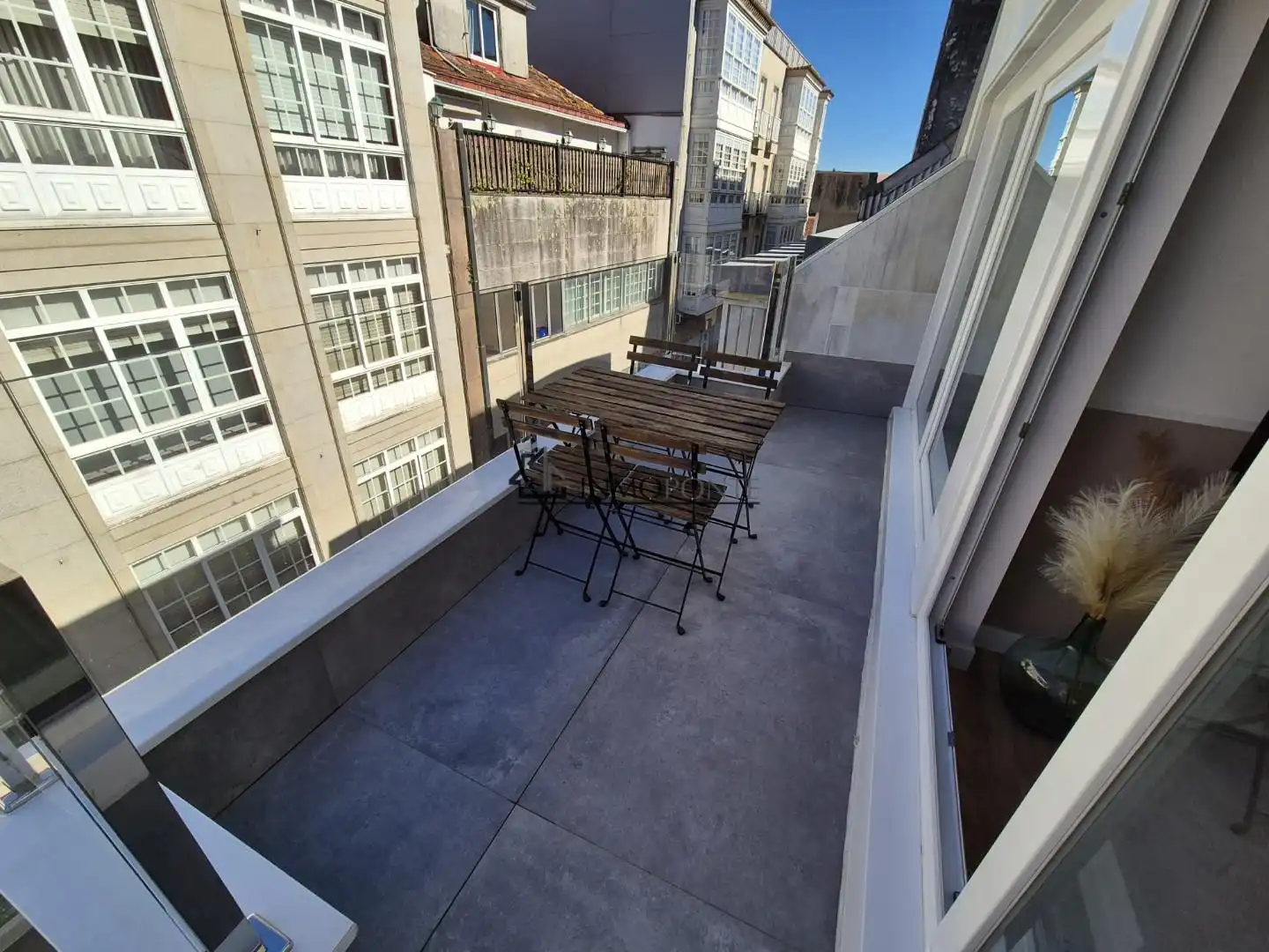 Terrasse von Dachboden zur Miete in Pontevedra Capital  mit Heizung, Terrasse und Abstellraum