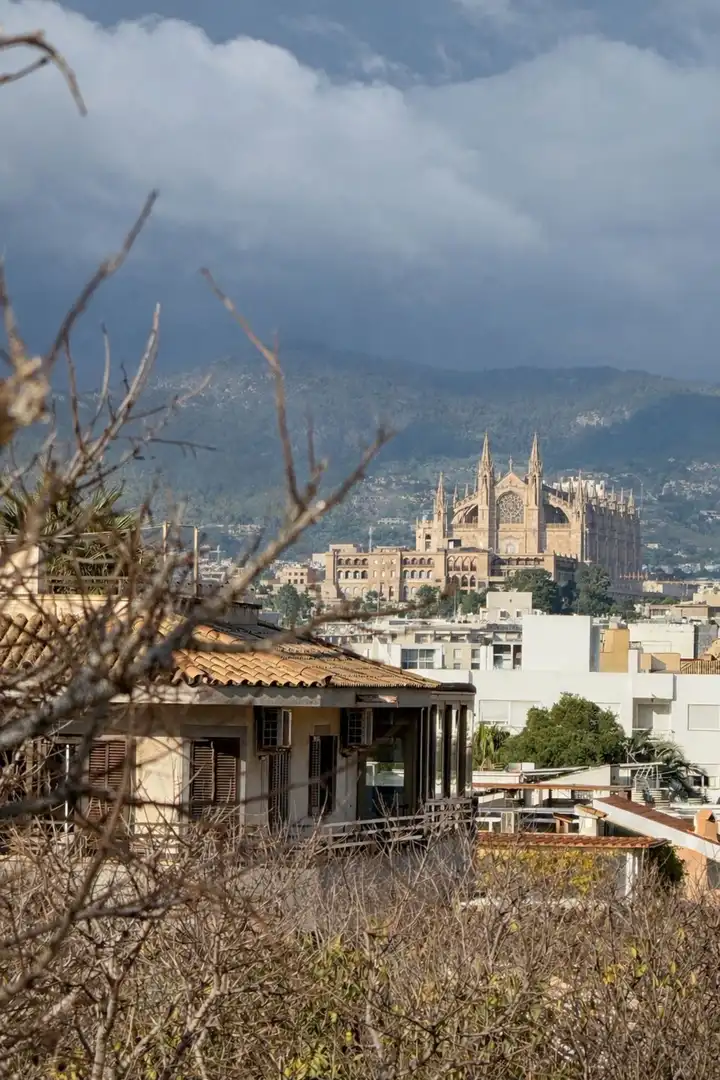 Vista exterior de Àtic en venda en  Palma de Mallorca amb Terrassa i Moblat