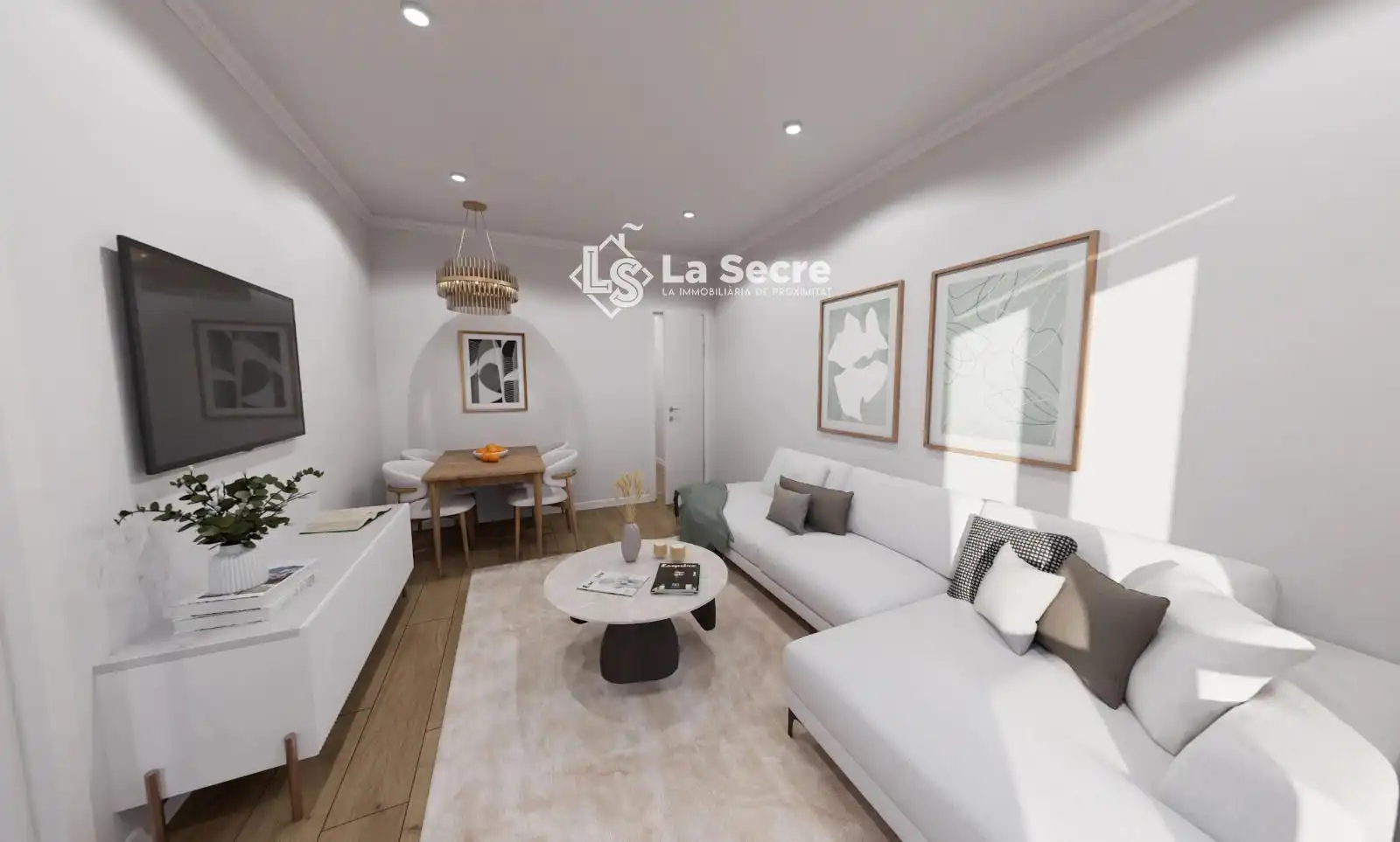 Sala de estar de Casa o chalet en venta en Martorell con Terraza y Piscina