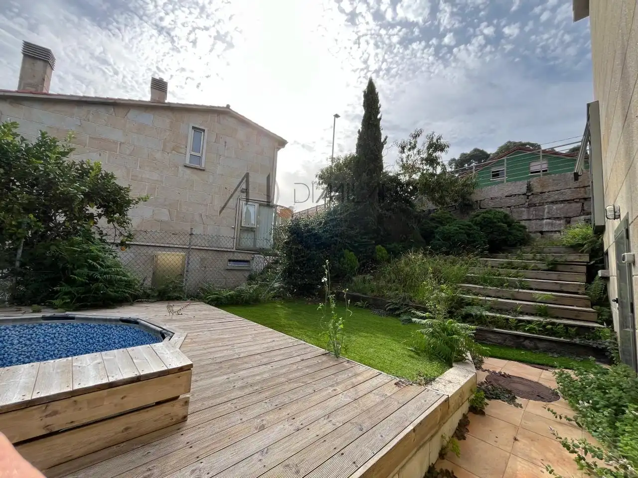 Jardín de Casa o chalet en venta en Cangas  con Calefacción, Jardín privado y Terraza