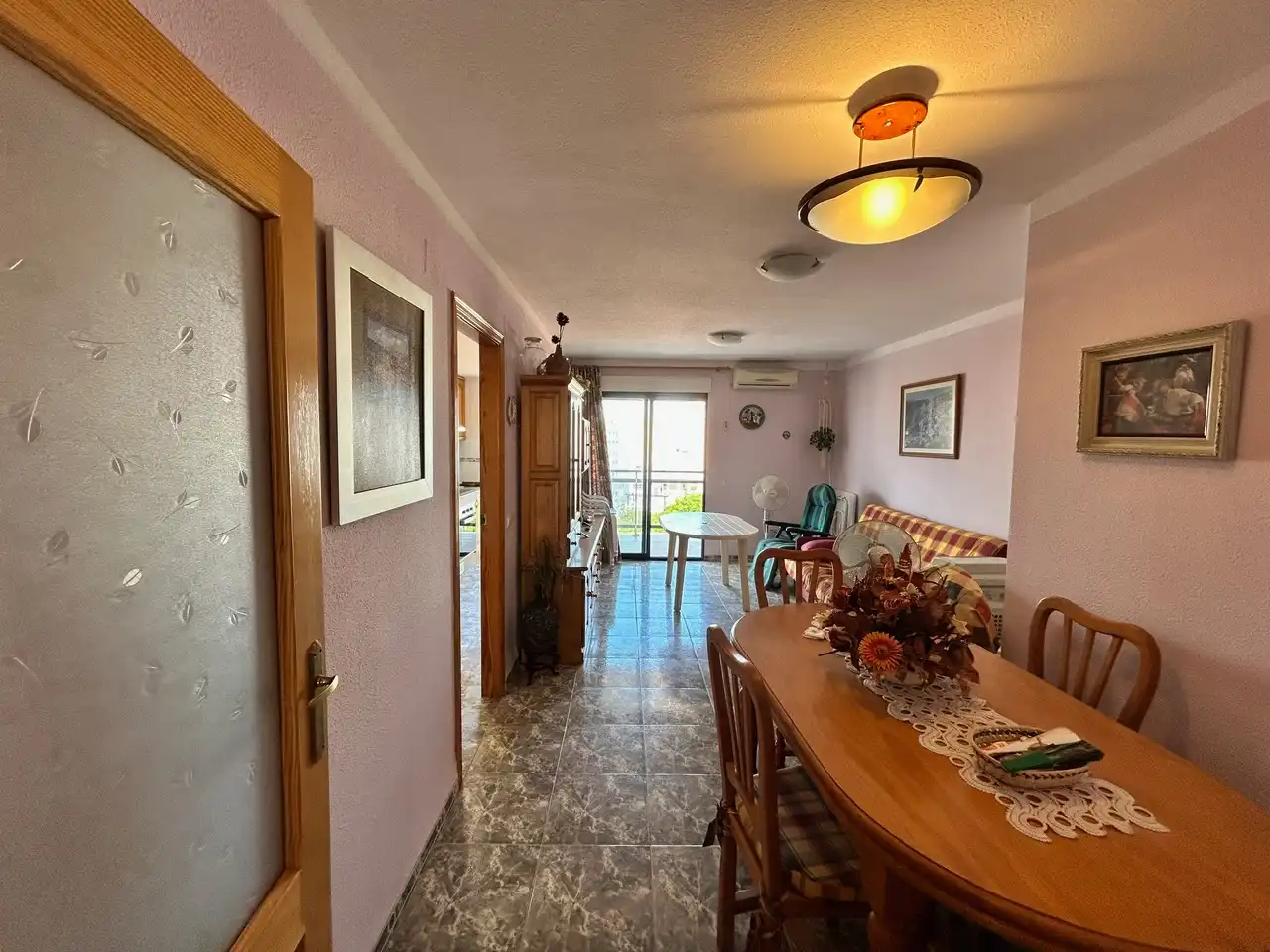Comedor de Apartamento en venta en Miramar con Aire acondicionado, Terraza y Amueblado
