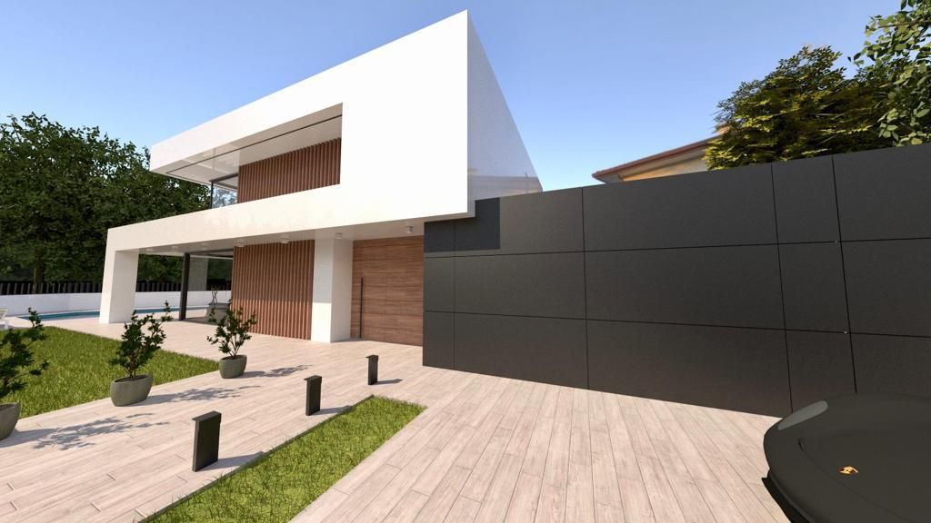 Vista exterior de Casa o xalet en venda en Santa Perpètua de Mogoda amb Calefacció, Jardí privat i Parquet