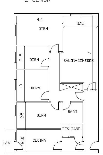 Bedroom of Flat for sale in Lorca  with Air Conditioner, Heating and Storage room