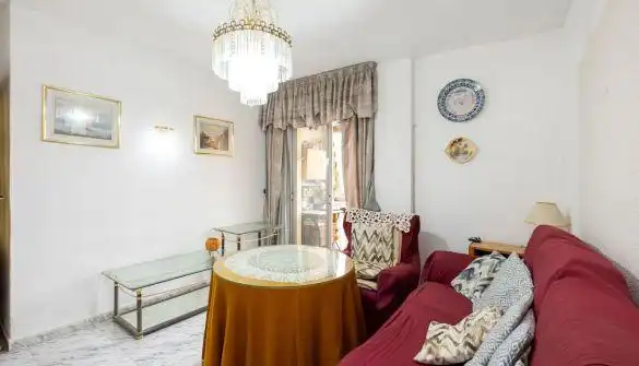 Bedroom of Flat for sale in  Granada Capital  with Heating, Terrace and Balcony