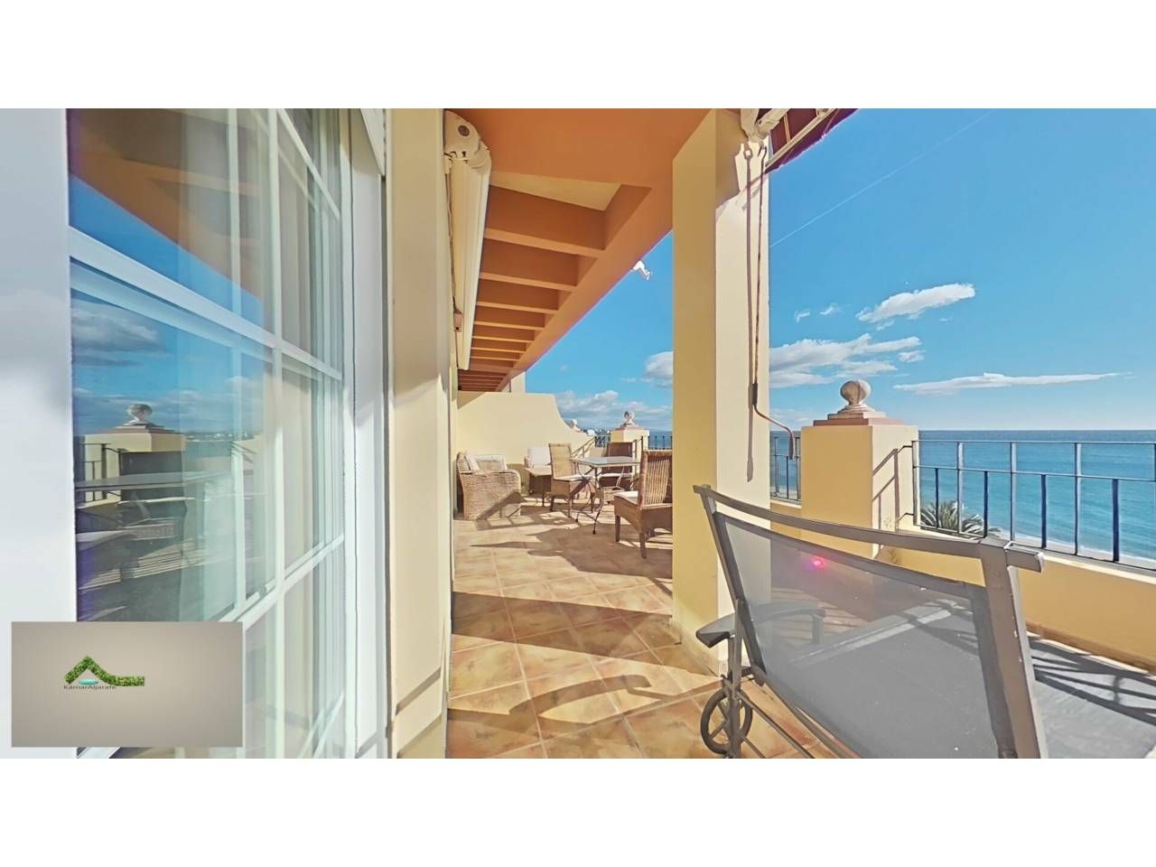 Terrace of Flat to rent in Estepona  with Air Conditioner, Terrace and Furnished