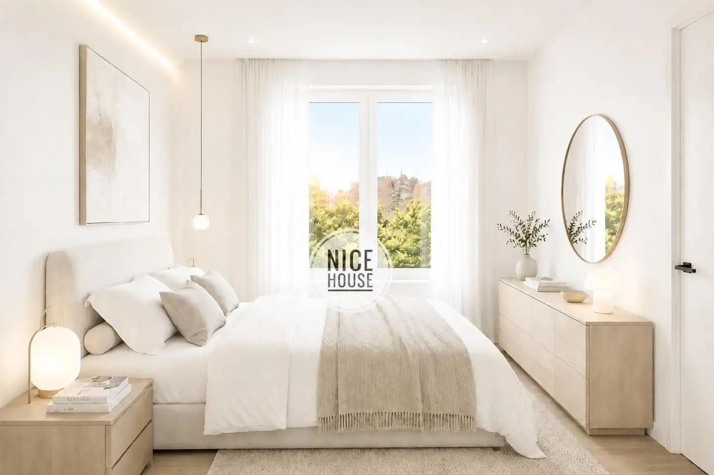Schlafzimmer von Wohnung zum Verkauf in Madrid mit Klimaanlage, Terrasse und Abstellraum