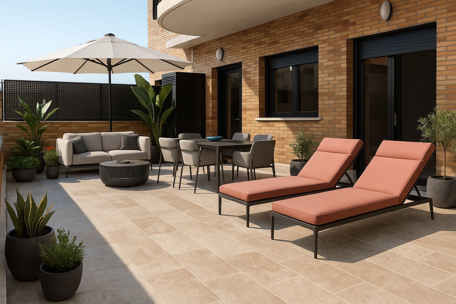 Terrace of Flat to rent in Brunete  with Heating, Terrace and Storage room