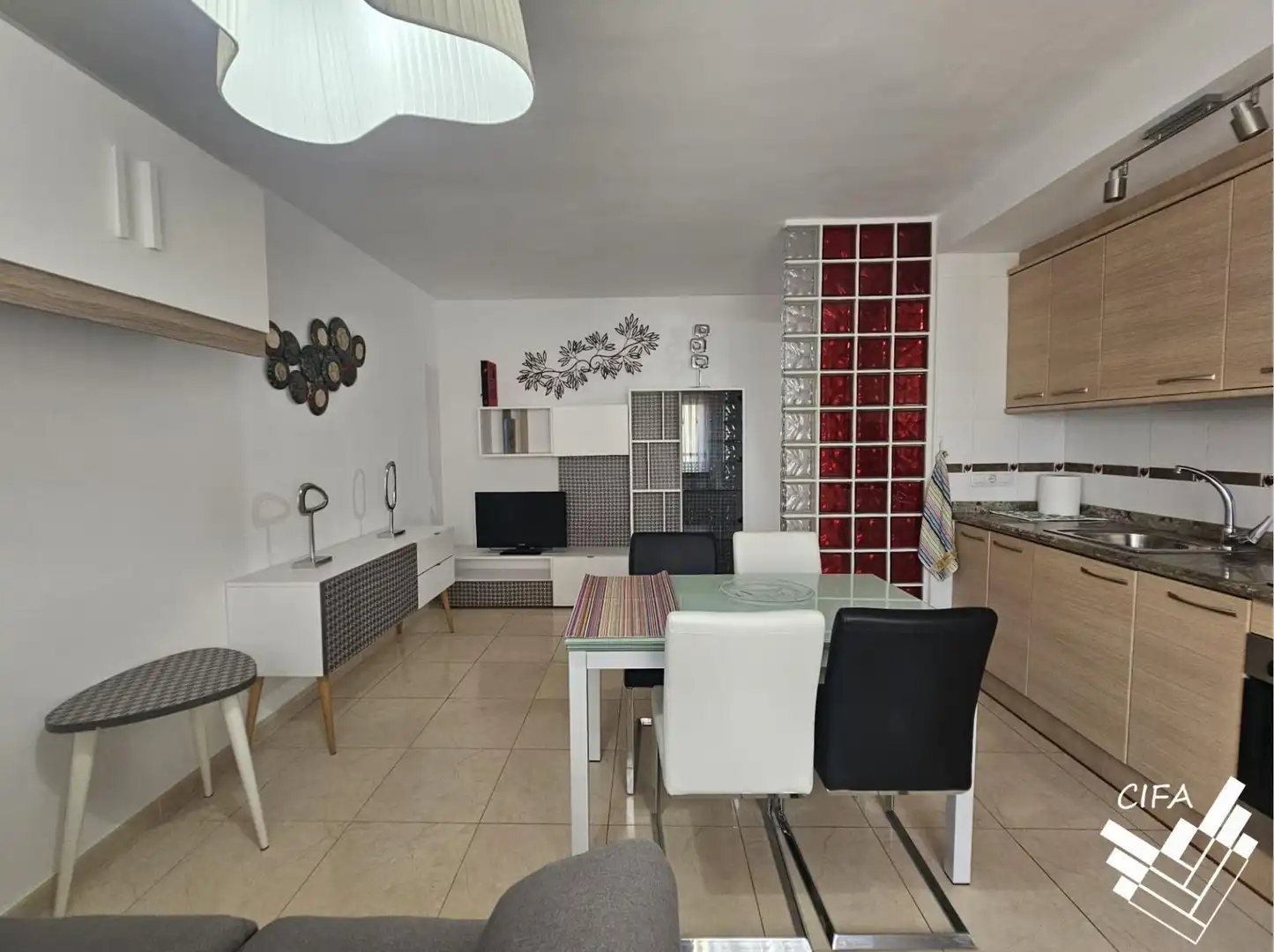 Living room of Flat for rent in Benicarló  with Air Conditioner, Heating and Furnished