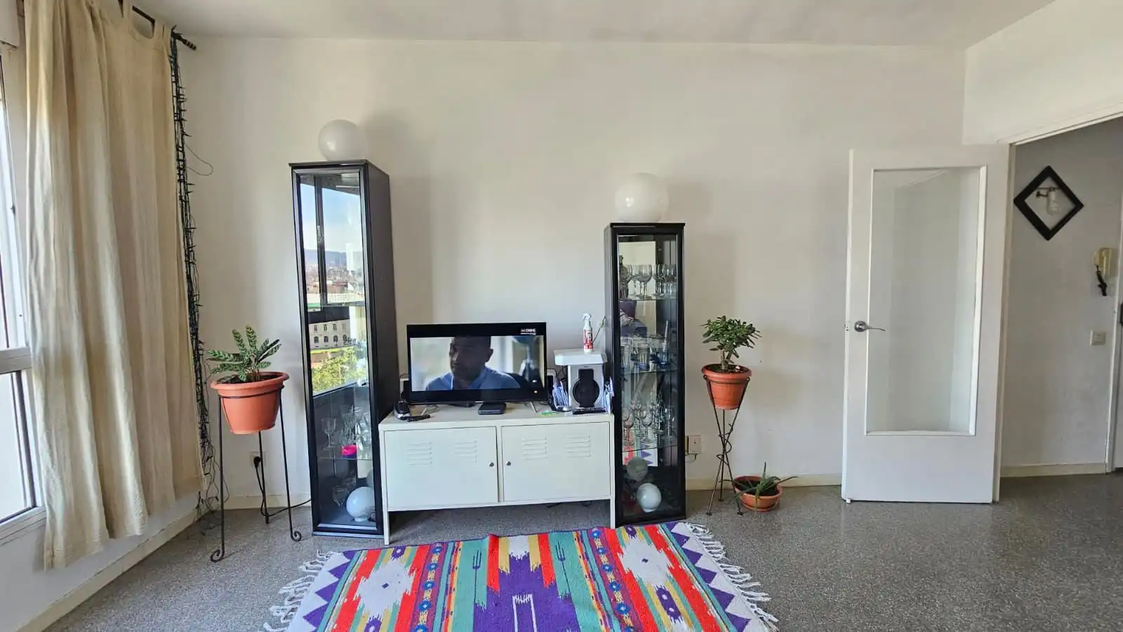 Sala d'estar de Àtic en venda en Barcelona amb Moblat