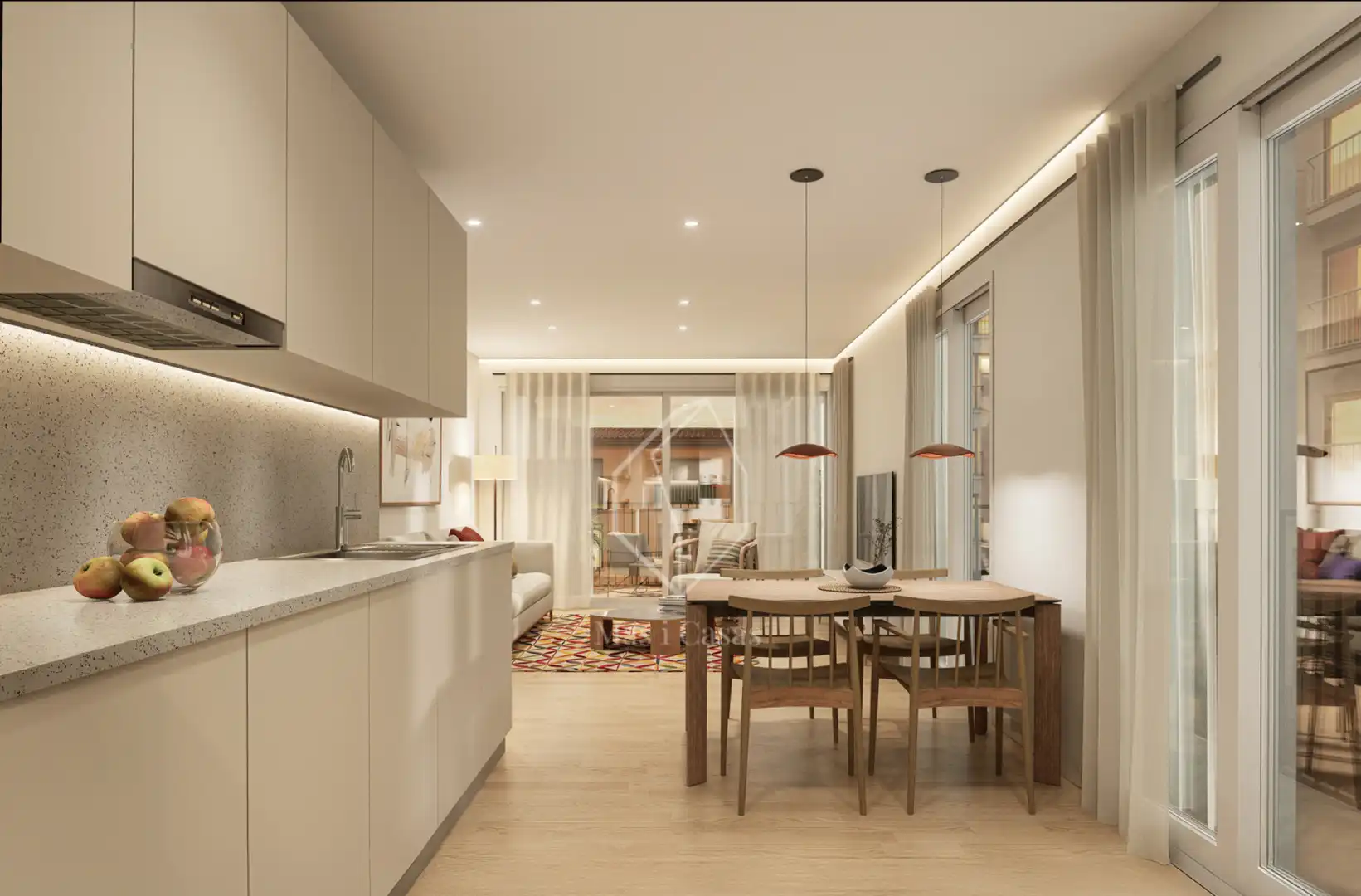 Cocina de Dúplex en venta en L'Escala con Aire acondicionado, Calefacción y Terraza