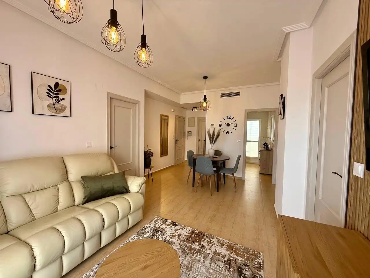 Sala de estar de Apartamento en venta en Guardamar del Segura con Aire acondicionado, Jardín privado y Terraza