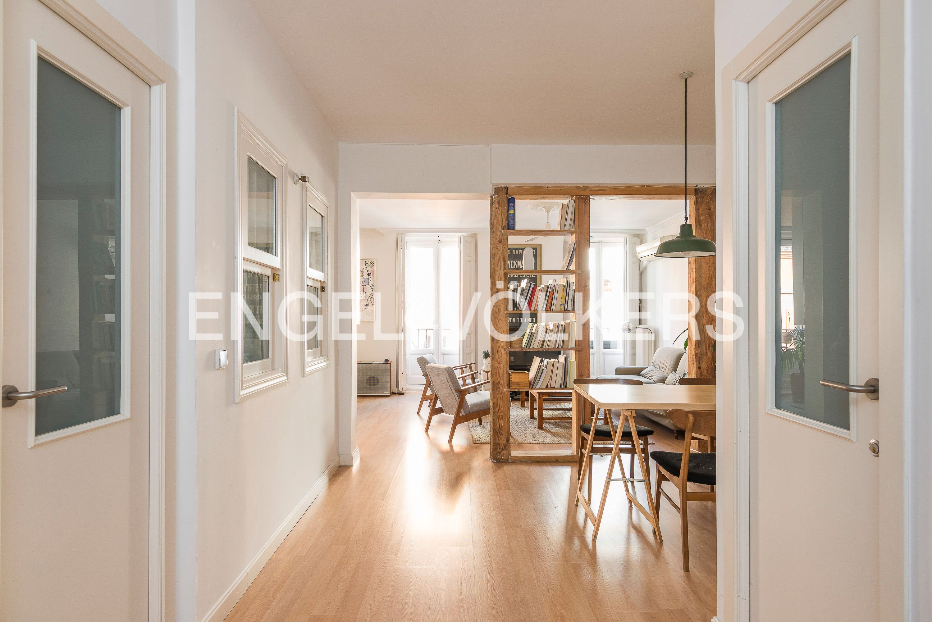 Dining room of Apartment to rent in  Madrid Capital  with Air Conditioner, Heating and Furnished