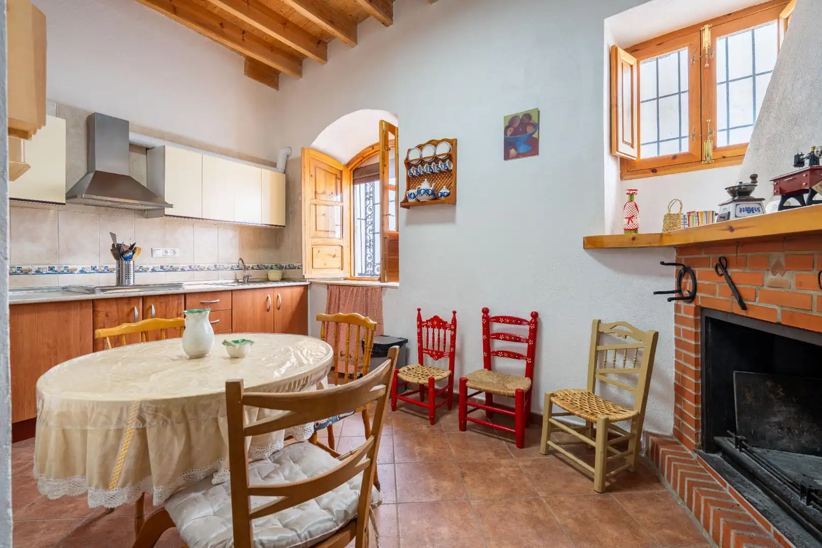 Cuina de Casa o xalet en venda en Ohanes amb Terrassa, Traster i Moblat