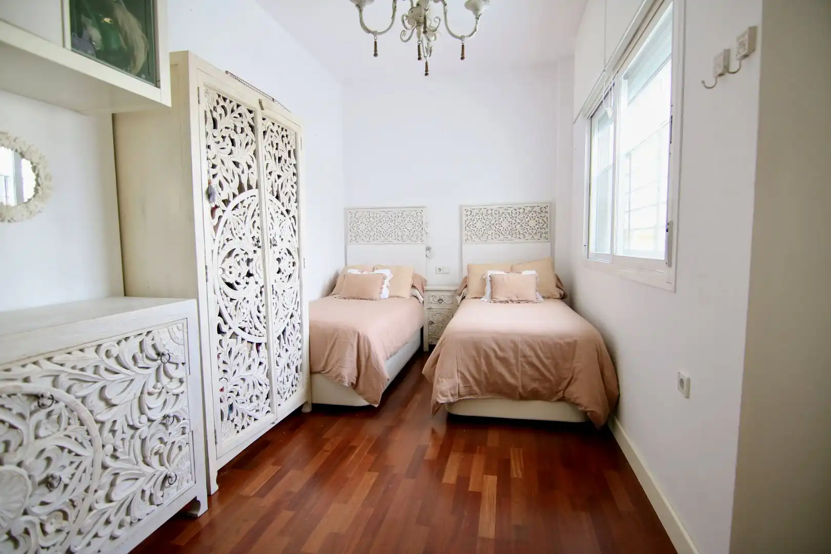 Bedroom of Detached homes for sale in Mairena del Aljarafe  with Air Conditioner, Terrace and Storage room