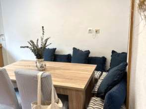 Dining room of Flat to rent in Gijón   with Parquet flooring, Furnished and Washing machine