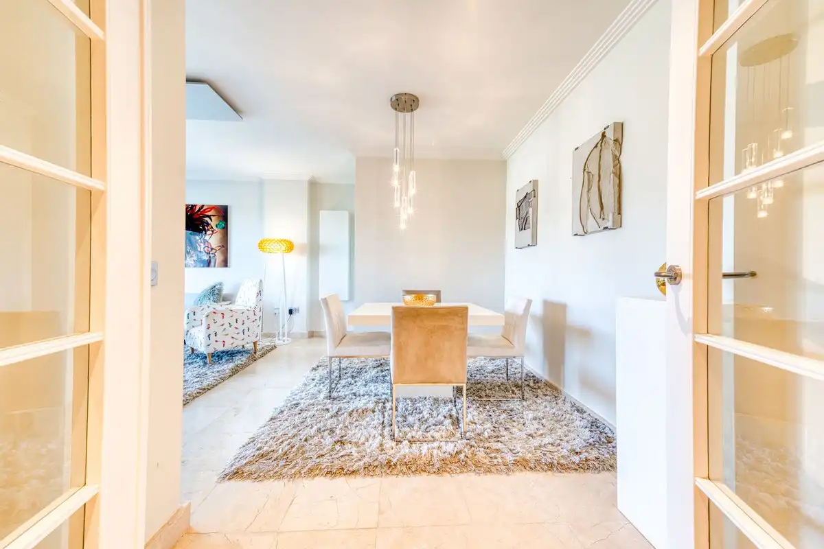 Dining room of Apartments for sale in Benahavís  with Air Conditioner, Terrace and Storage room