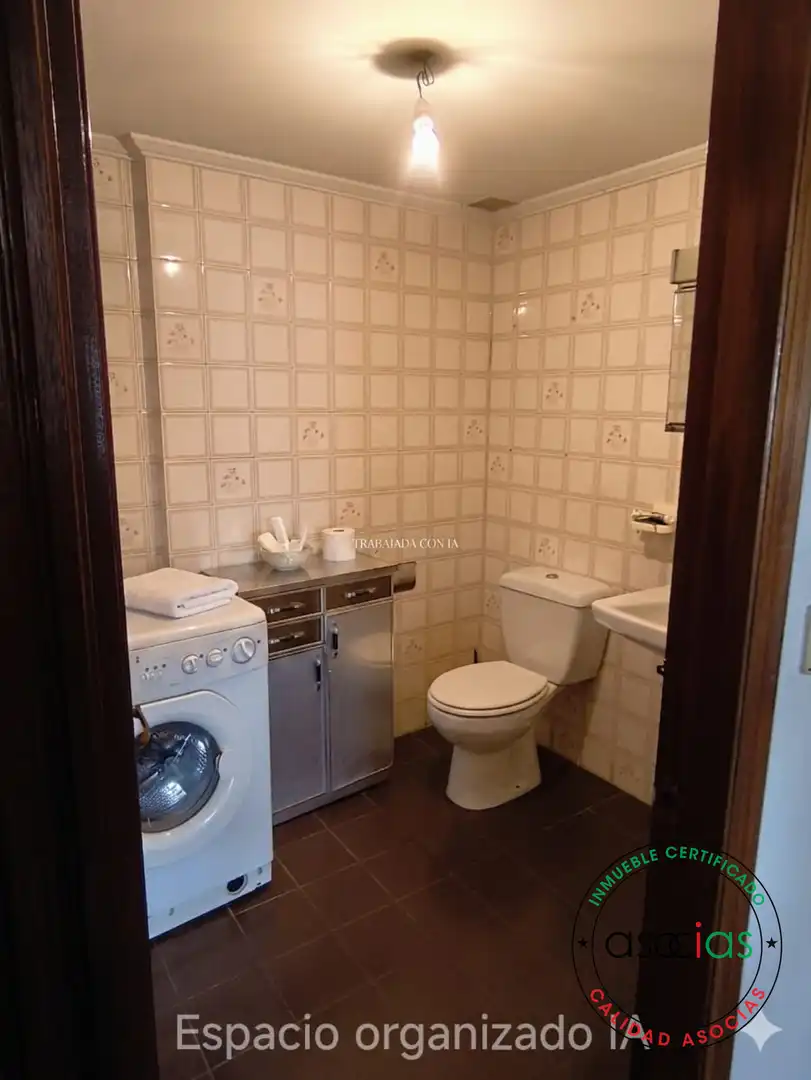 Bathroom of Flat for sale in Carreño  with Heating, Parquet flooring and Terrace