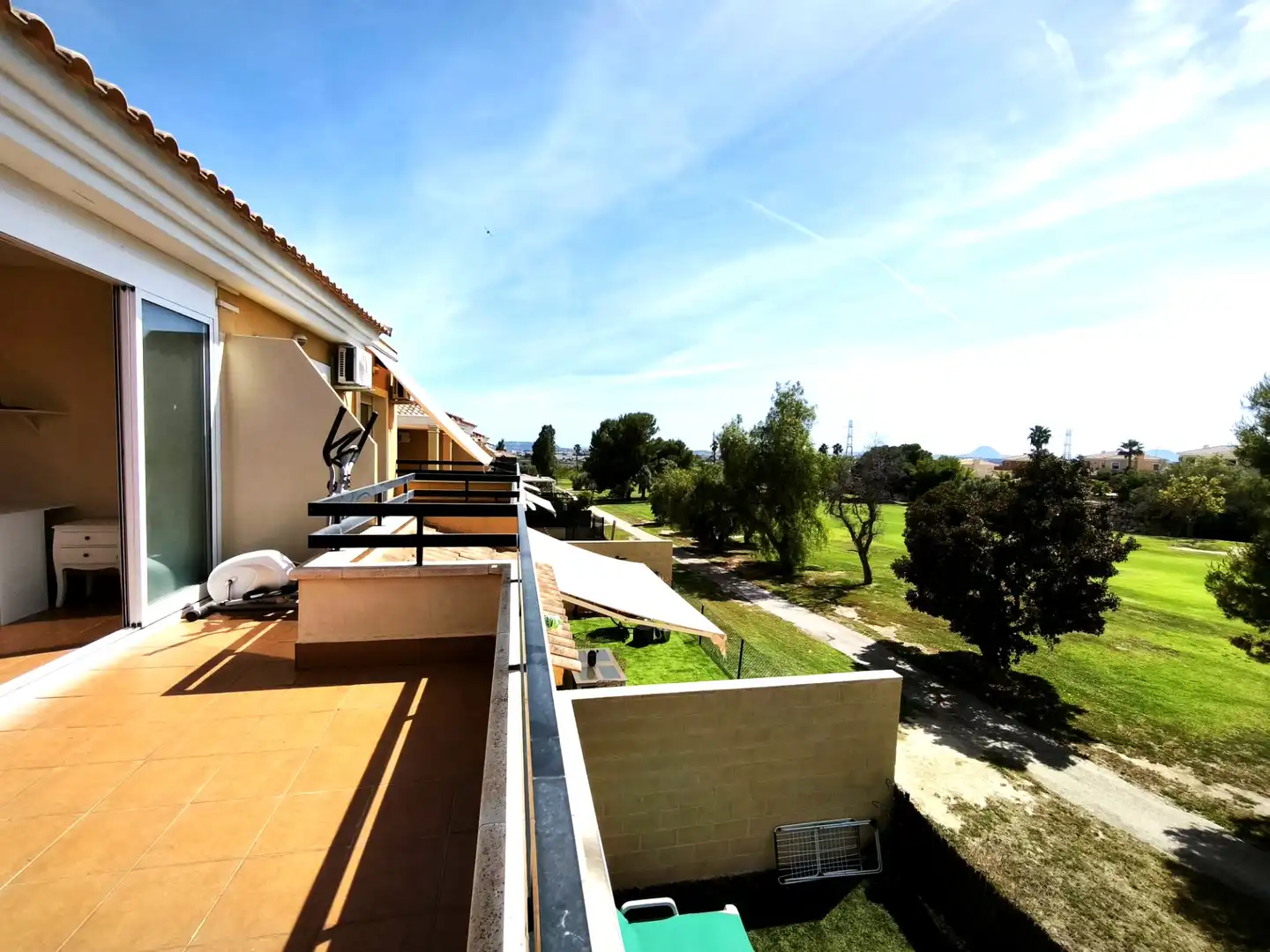 Terrace of Detached homes for rent in Mutxamel  with Air Conditioner, Heating and Private garden