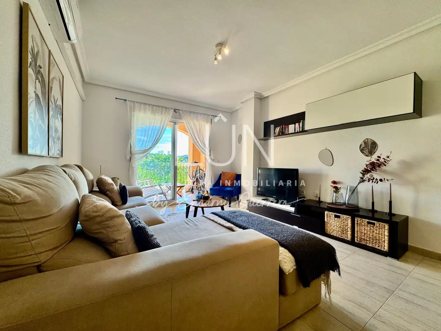 Sala de estar de Piso en venta en Molina de Segura con Aire acondicionado, Terraza y Piscina comunitaria