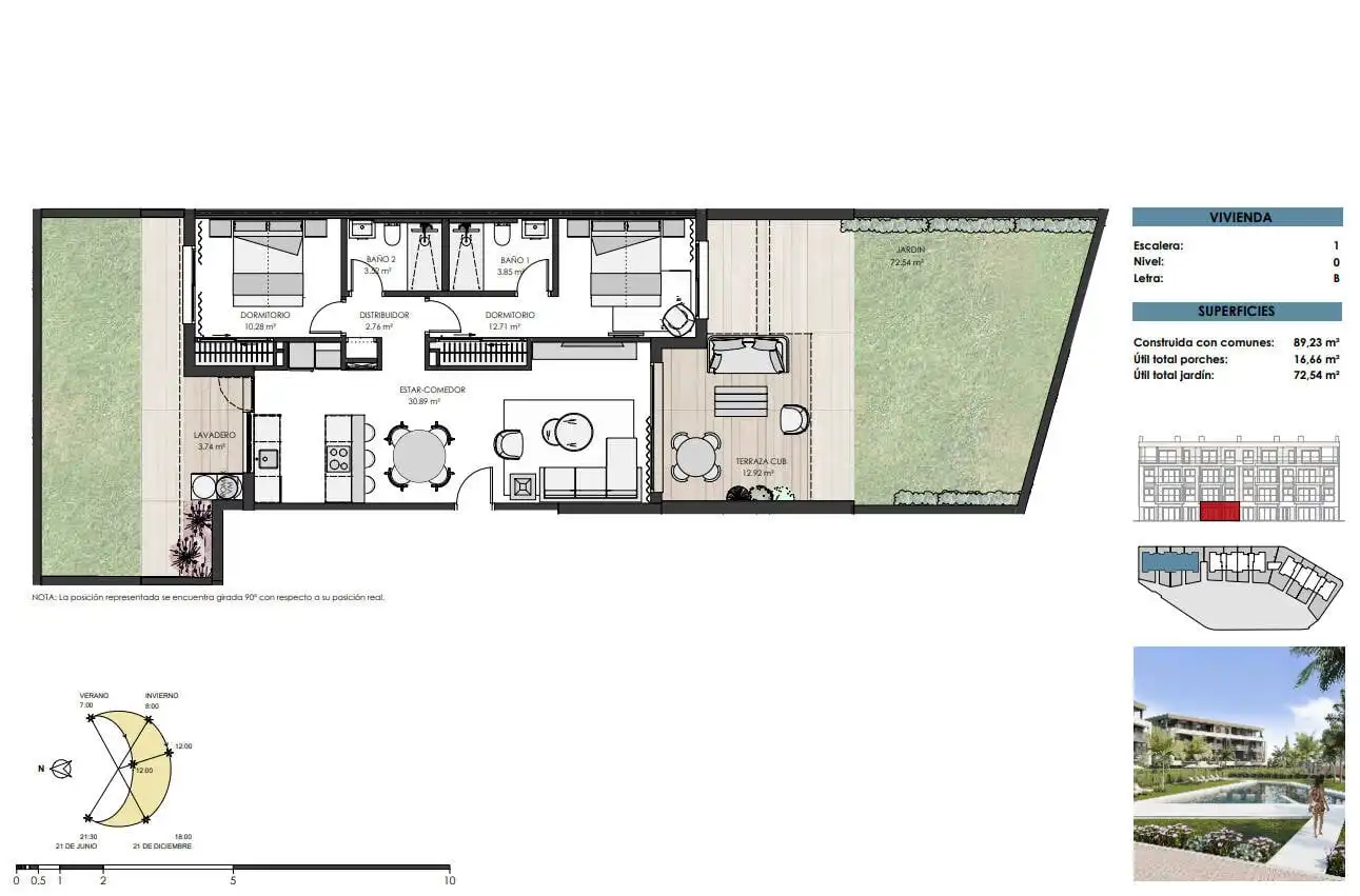 Apartment with terrace for sale in Mar Menor Golf, imagen 21