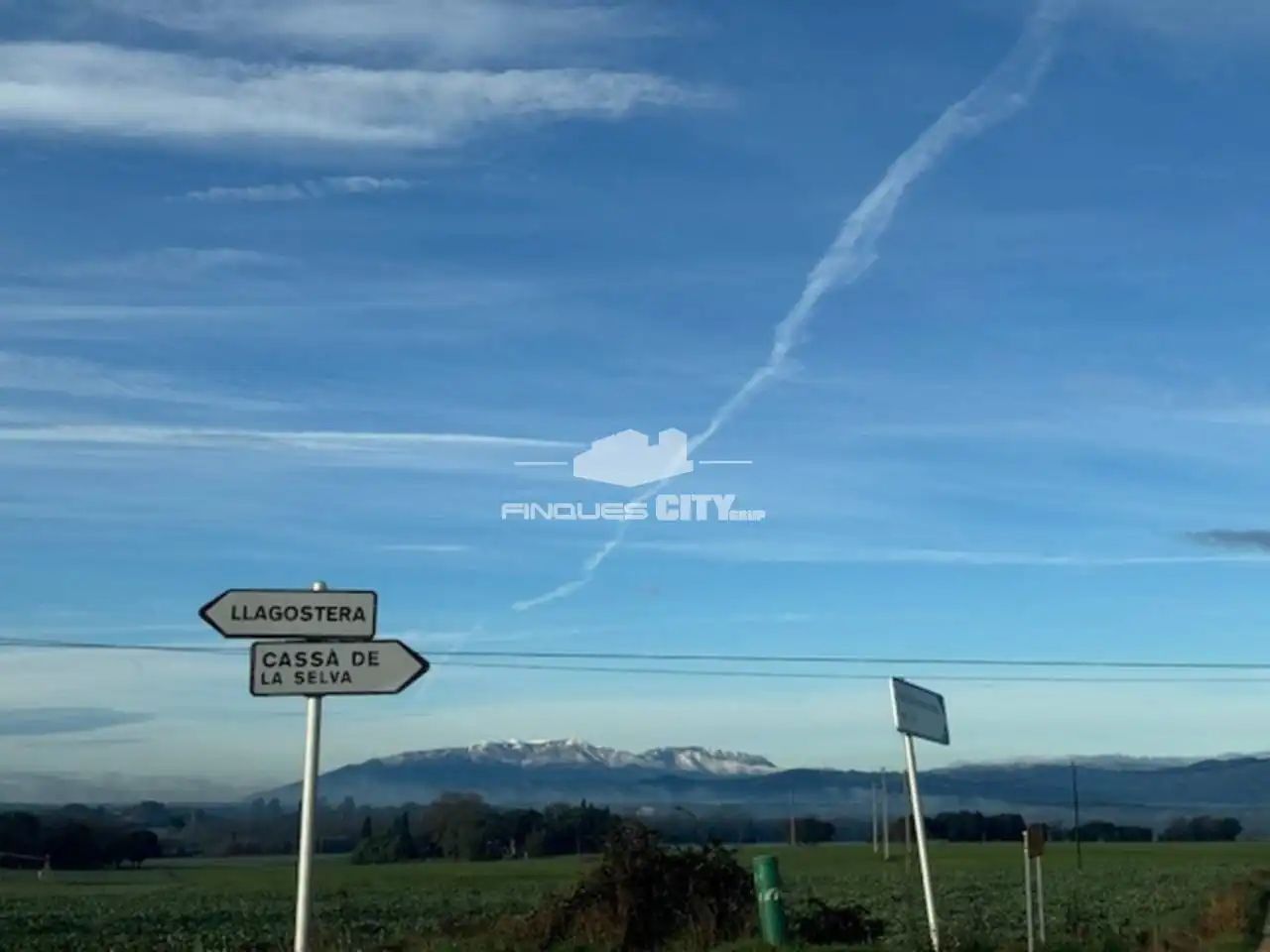 Vista exterior de Terreny en venda en Llagostera