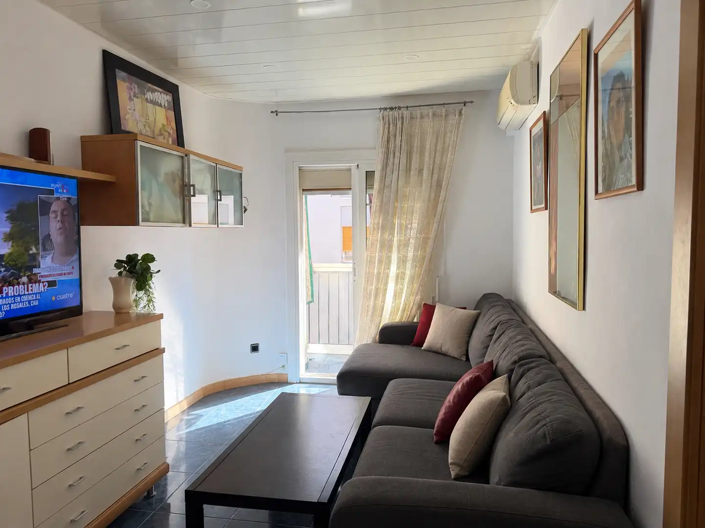 Sala de estar de Piso en venta en Badalona con Balcón