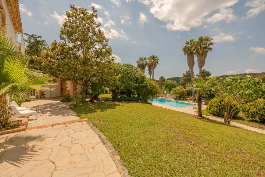 Jardí de Finca rústica en venda en Riudarenes amb Aire condicionat, Calefacció i Jardí privat