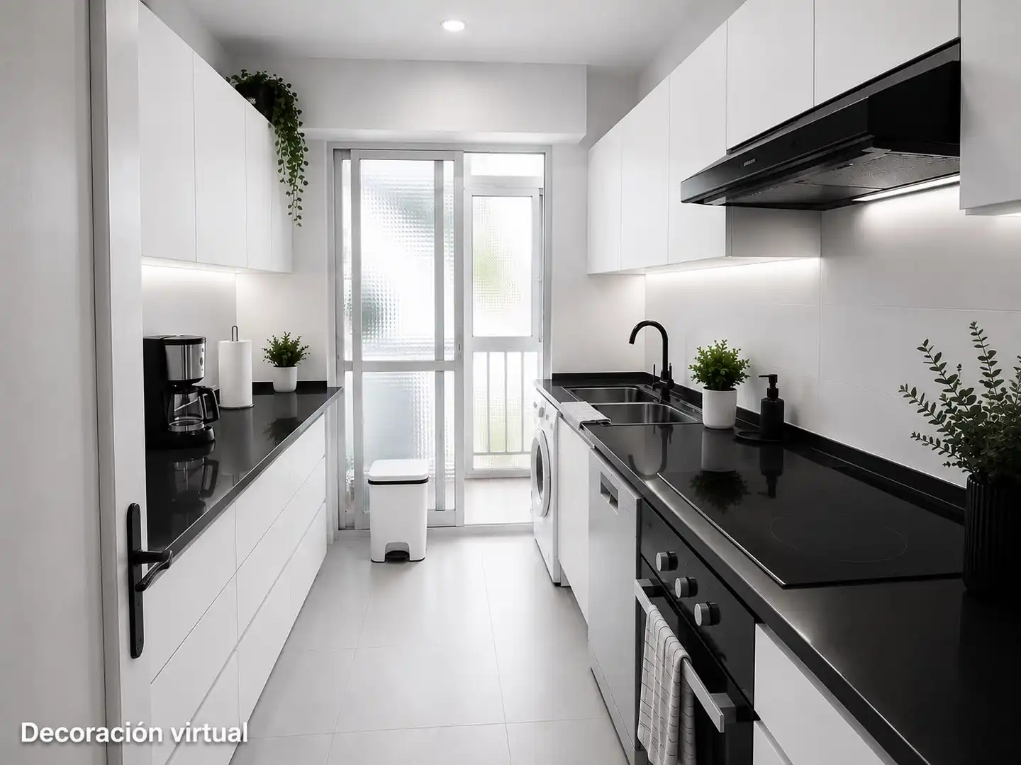 Kitchen of Flat for sale in Coslada  with Air Conditioner, Heating and Terrace