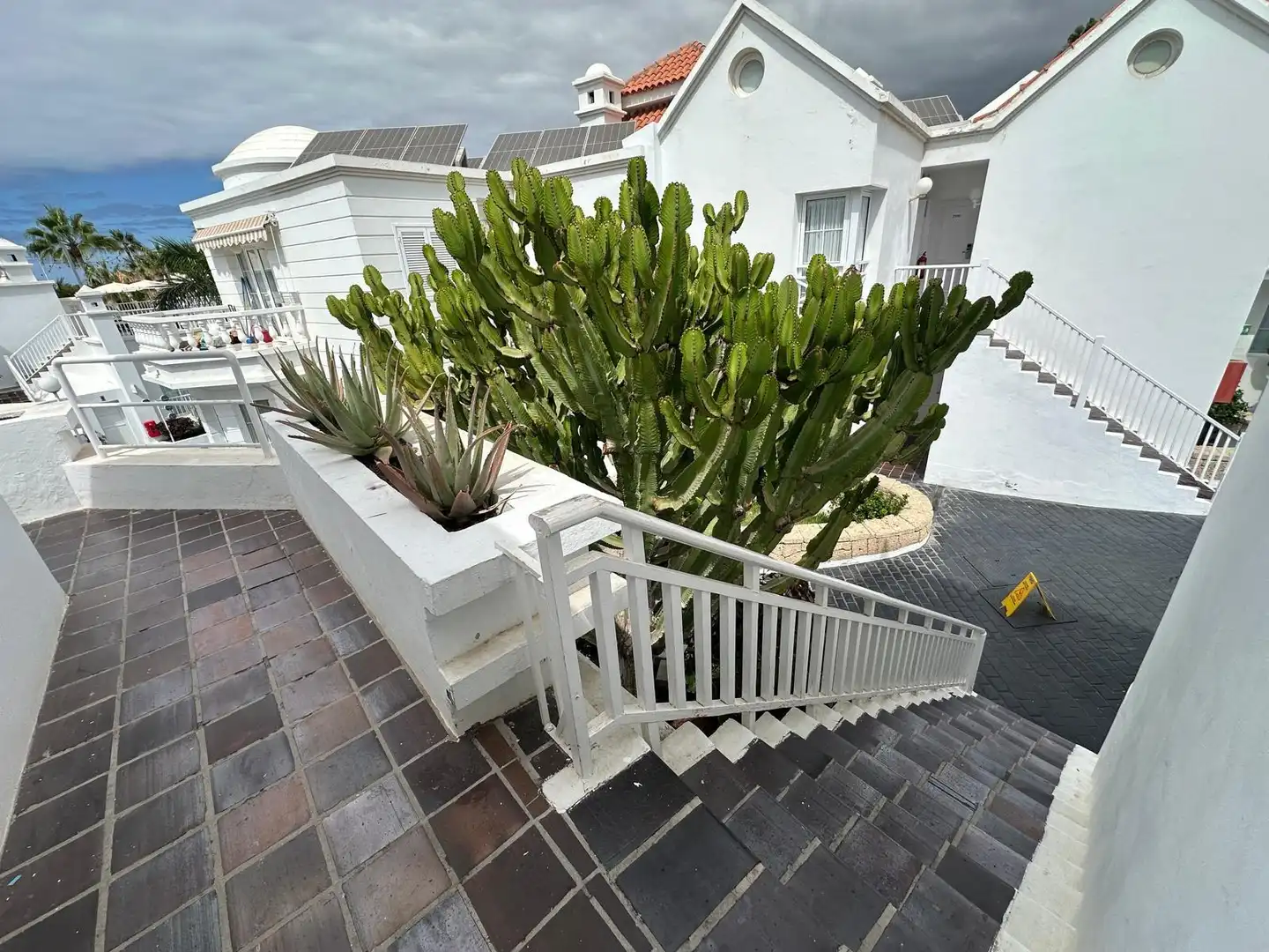 Terrasse von Wohnungen zum Verkauf in Adeje mit Privatgarten, Terrasse und Gemeinschaftspool