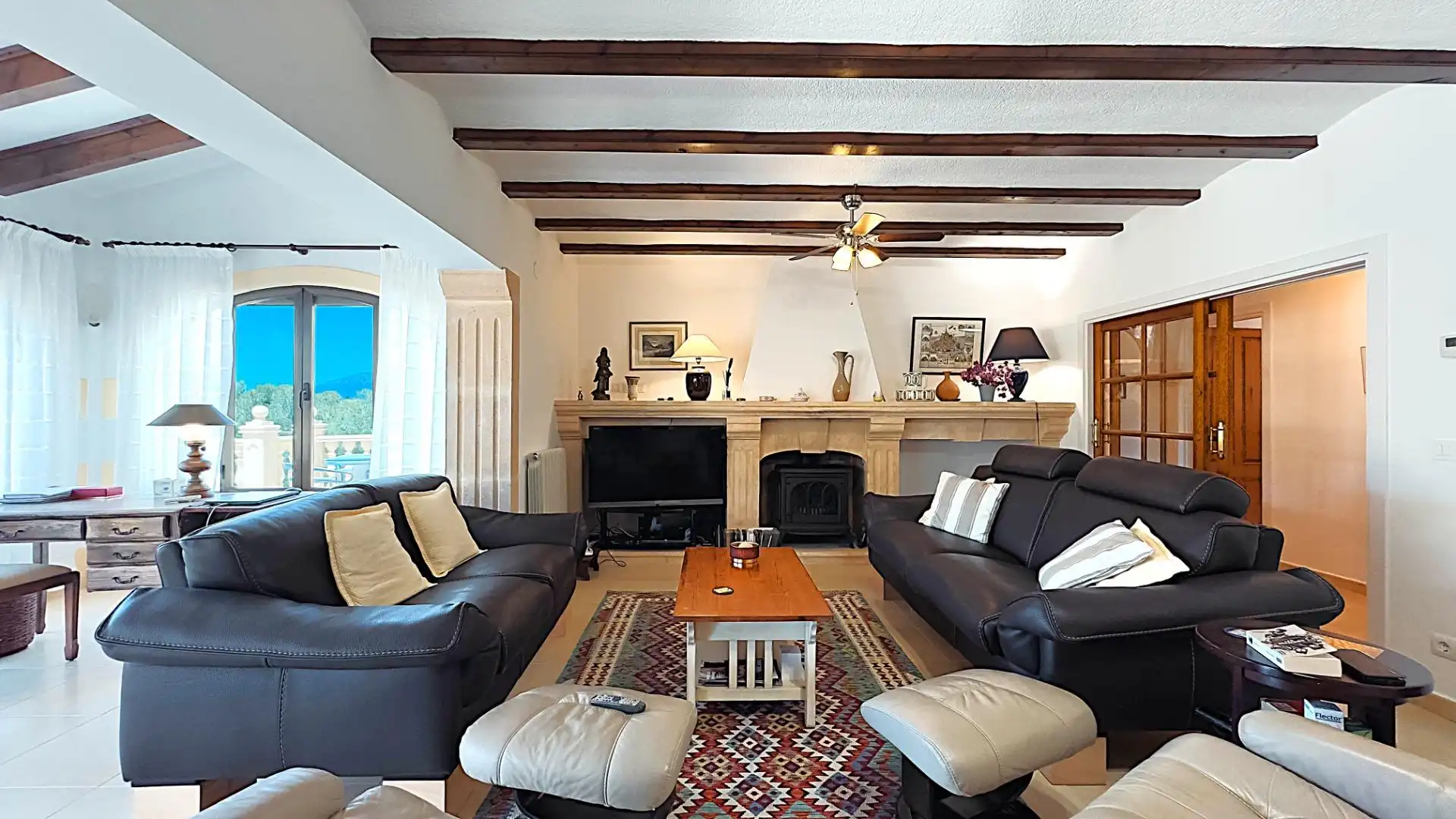 Living room of Houses for sale in Jávea / Xàbia  with Air Conditioner, Heating and Private garden