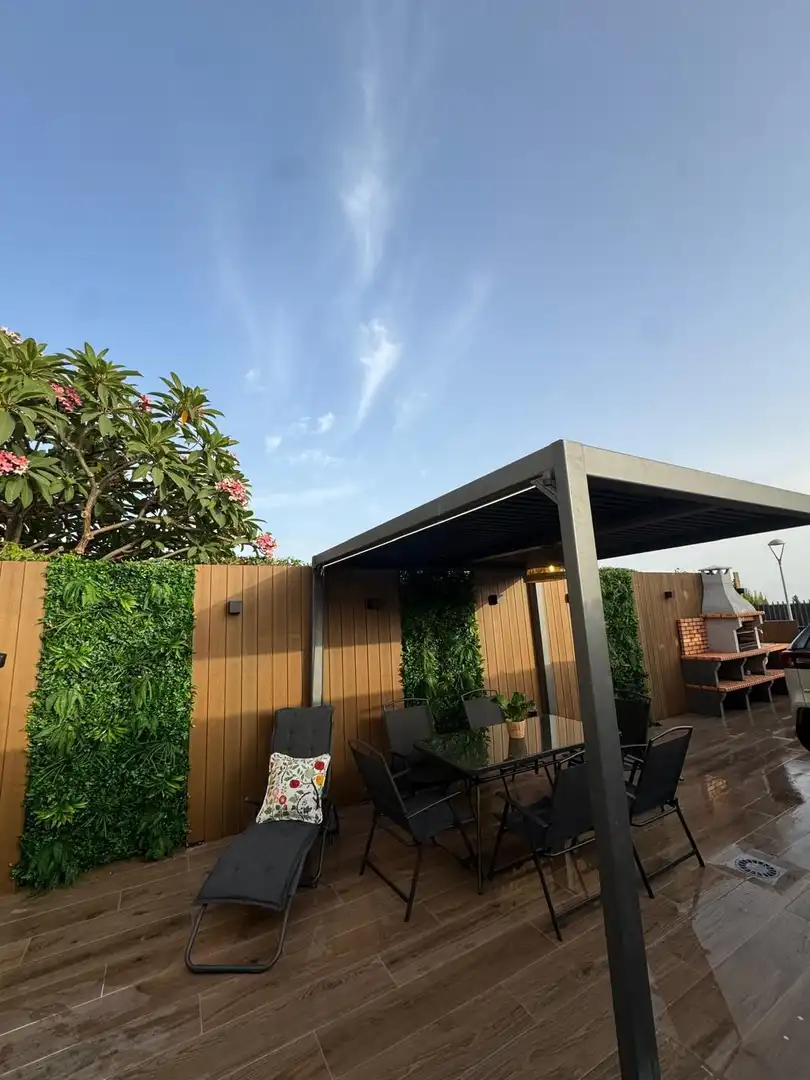 Terrassa de Pis de lloguer en Rincón de la Victoria amb Aire condicionat, Calefacció i Jardí privat