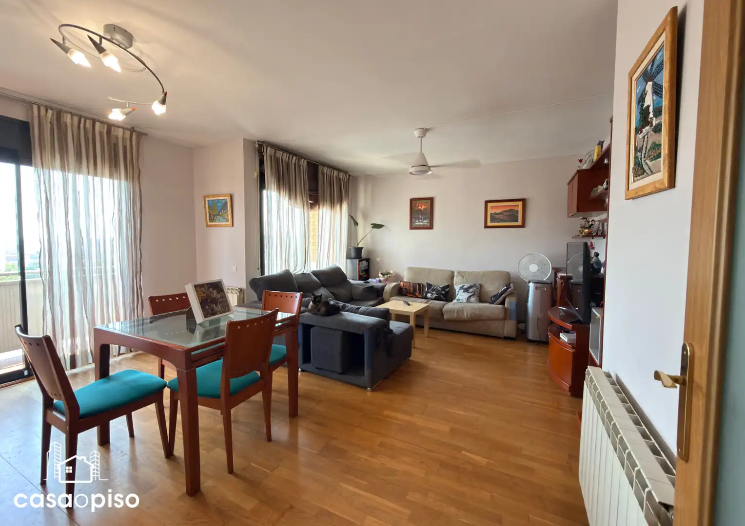 Sala de estar de Piso en venta en Terrassa con Calefacción y Trastero