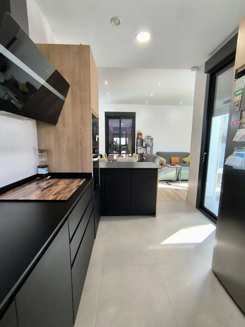 Cocina de Casa o chalet en venta en Umbrete con Aire acondicionado, Parquet y Trastero