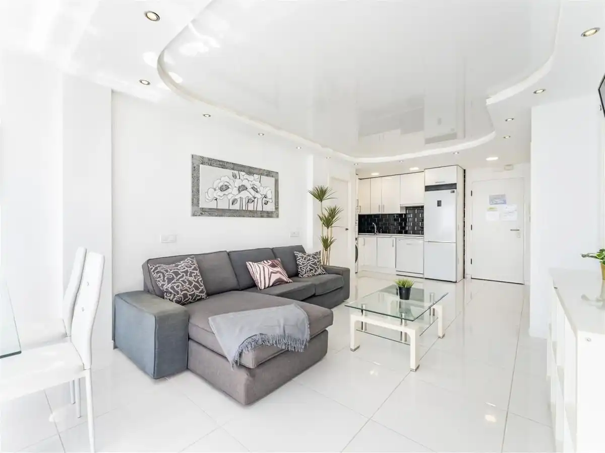 Living room of Apartments for sale in Benalmádena  with Air Conditioner and Community pool