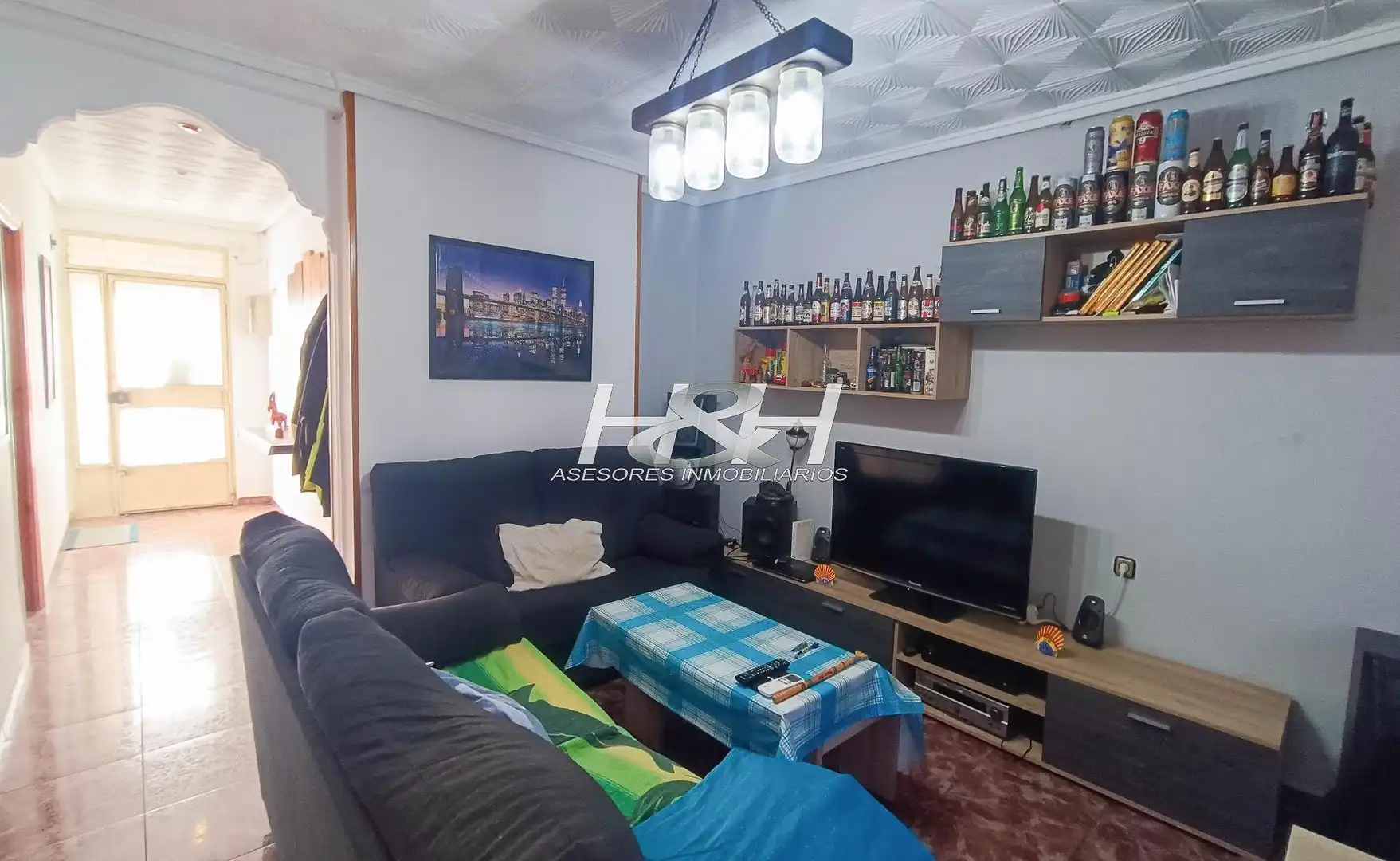Sala de estar de Planta baja en venta en Paterna con Terraza