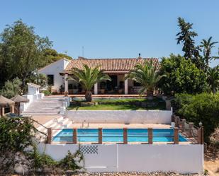 Jardí de Finca rústica en venda en Málaga Capital amb Aire condicionat, Terrassa i Piscina