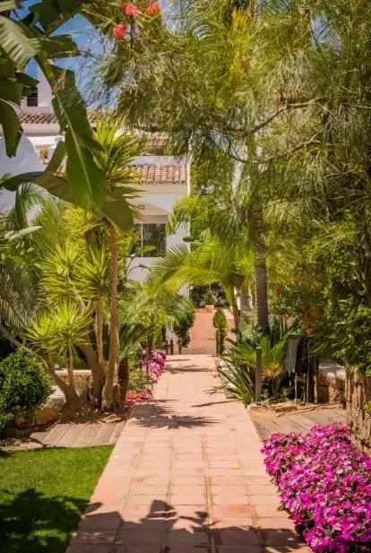 Jardín de Apartamento en venta en Marbella con Aire acondicionado, Calefacción y Parquet