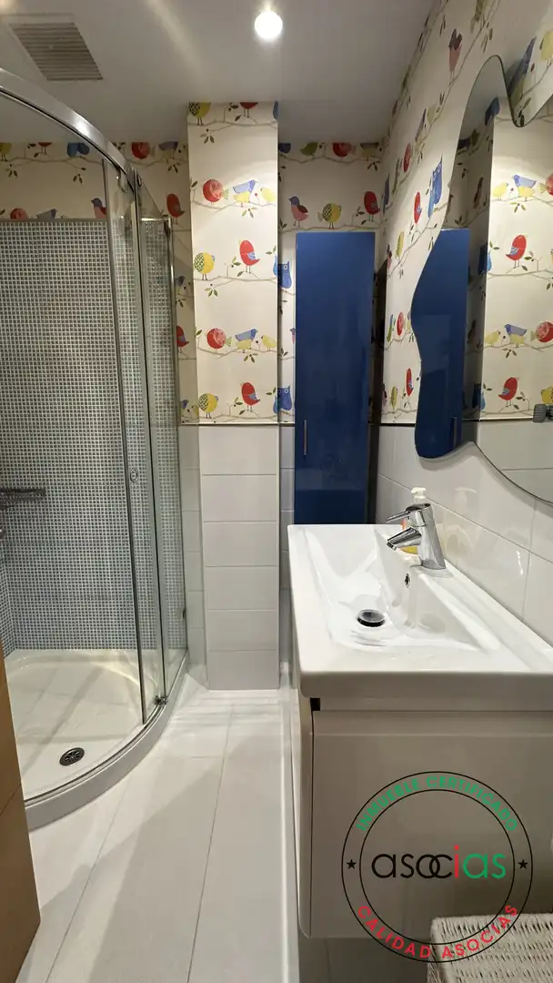 Bathroom of Flat for sale in Gijón   with Heating, Storage room and Swimming Pool