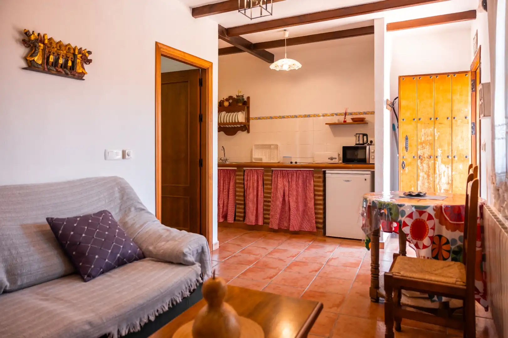 Sala de estar de Finca rústica en venta en Montejaque con Aire acondicionado, Jardín privado y Terraza