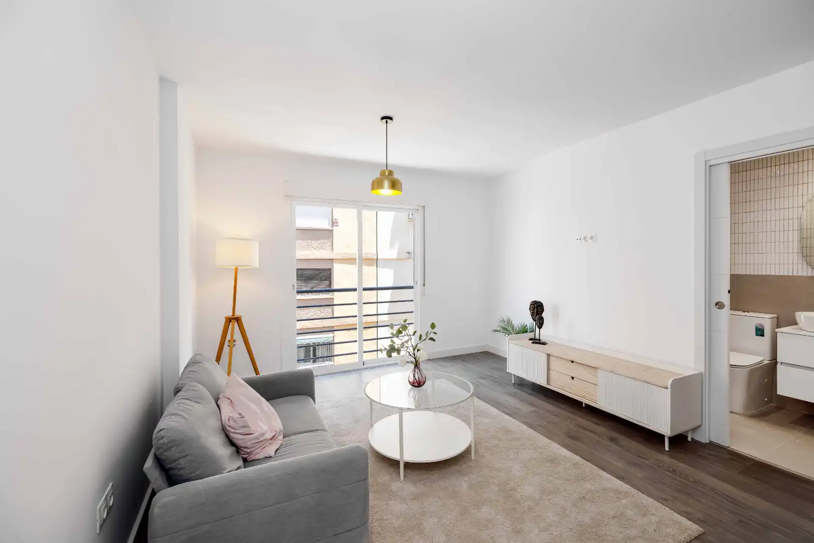Sala de estar de Apartamento en venta en Málaga con Aire acondicionado, Calefacción y Terraza