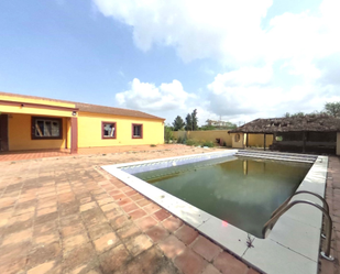 Swimming pool of Single-family semi-detached for sale in Sanlúcar la Mayor  with Terrace and Swimming Pool