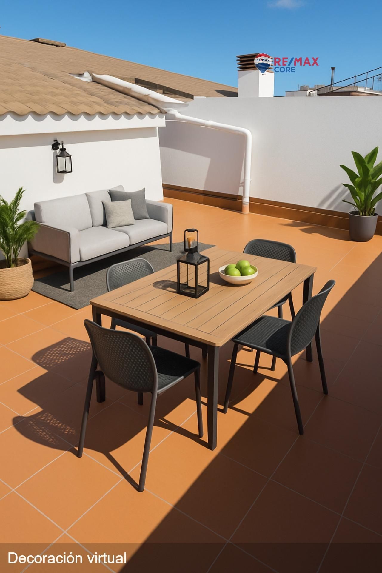 Terrace of Attic for sale in Puebla de la Calzada  with Air Conditioner
