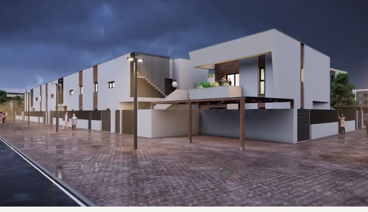 Exterior view of Houses for sale in Torre-Pacheco  with Air Conditioner, Heating and Private garden