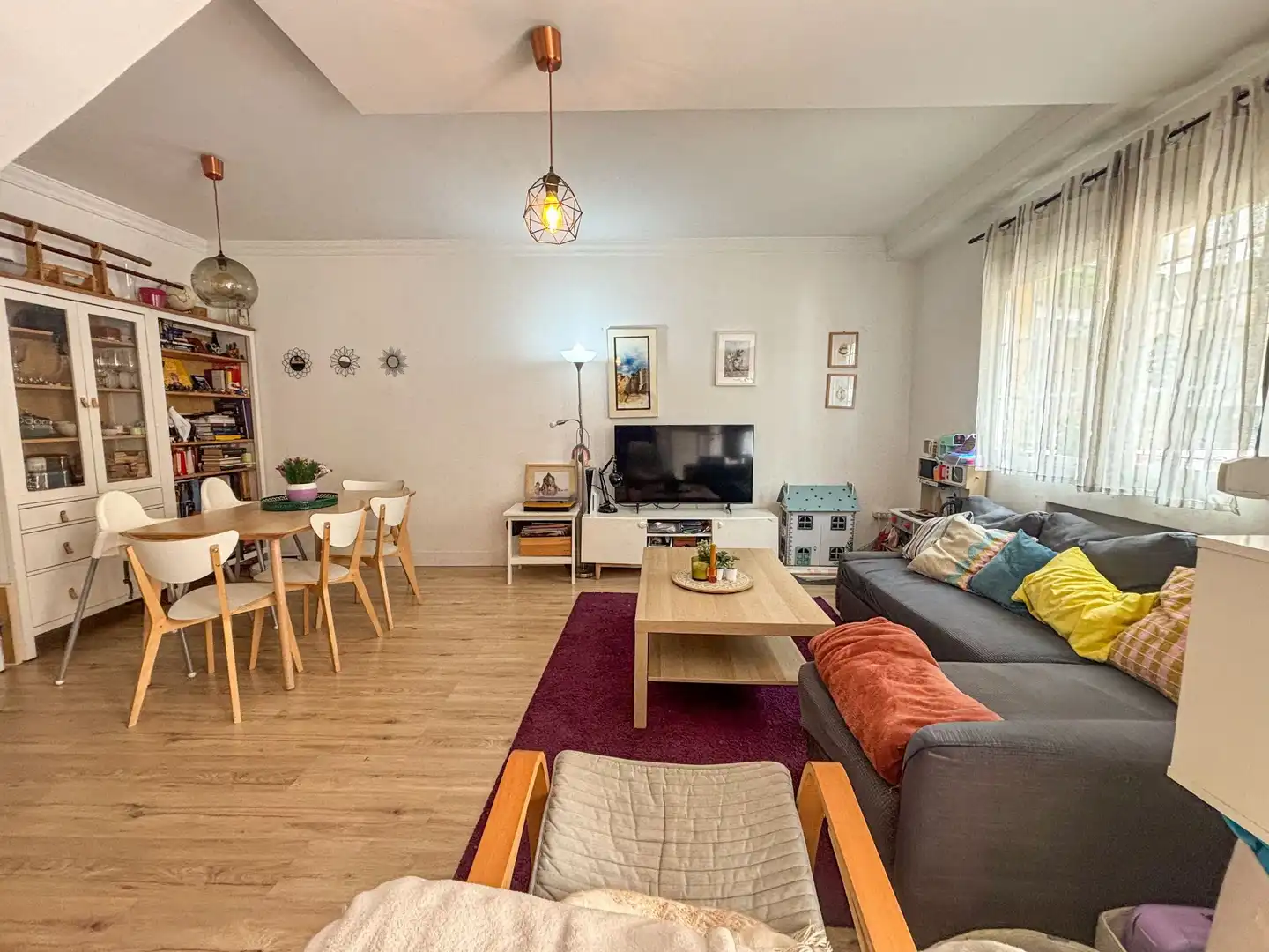 Sala d'estar de Casa adosada en venda en Albolote amb Aire condicionat, Calefacció i Terrassa